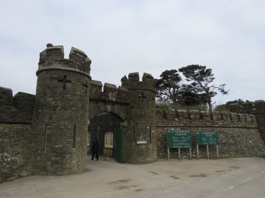 Entrance to Caerhays Castle, Cornwall